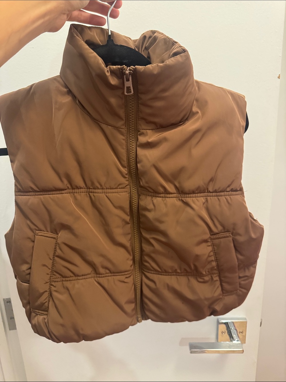 H&M Brown Puffer Vest